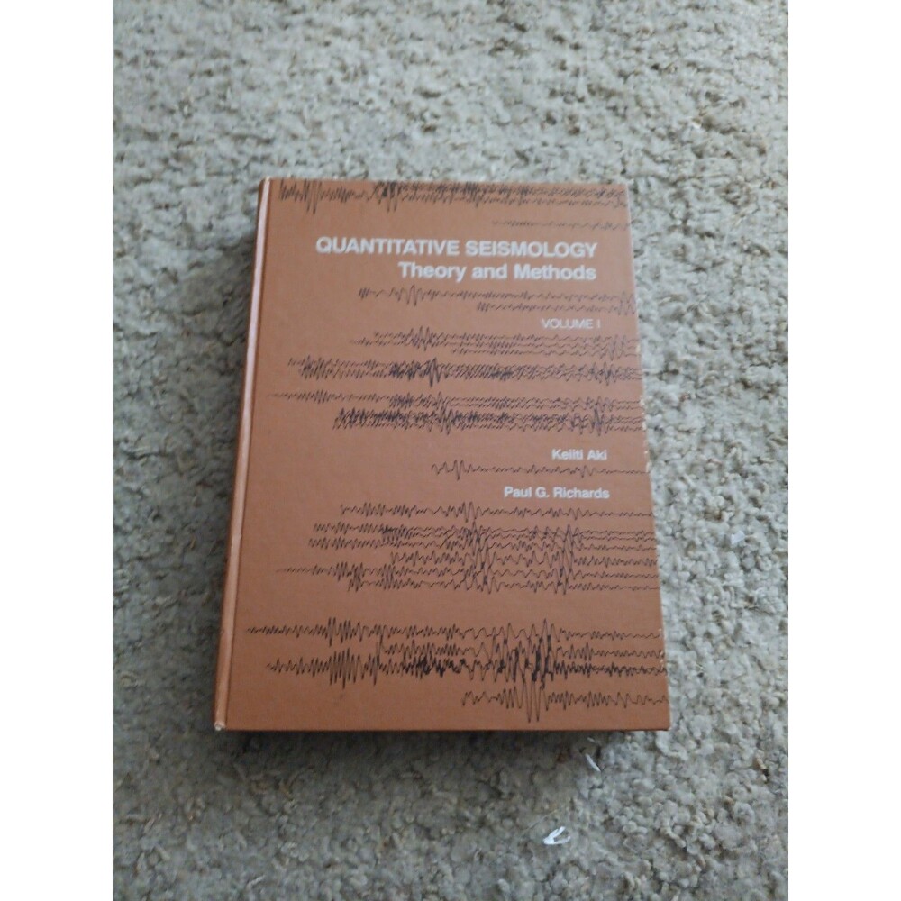 Vintage quantative seismology theory and methods 1 by keitti aki/paul richards